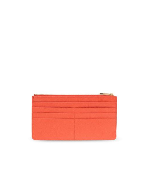Dolce & Gabbana Large Logo Tag Leather Cardholder
