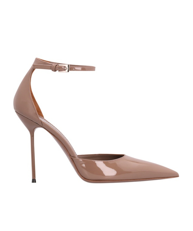 Paris Texas 105mm Lidia Ankle-strap Patent-leather Pumps In Multi