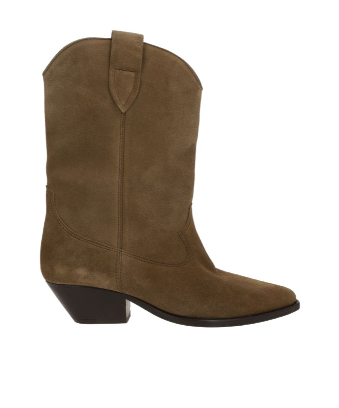 Isabel Marant Pointed-toe Ankle Boots In Green