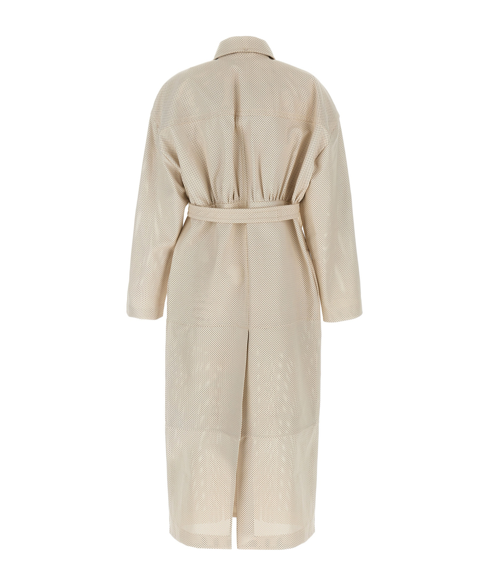 Shop Sportmax Antiope Trench Coat In Nude