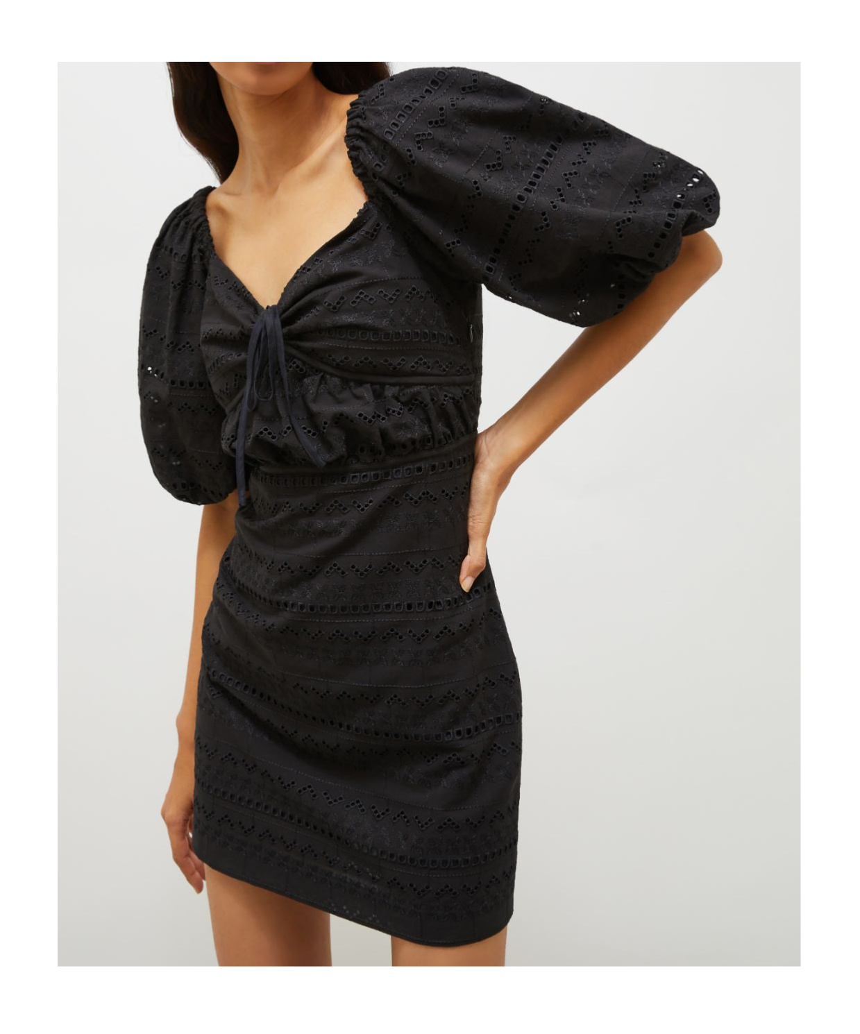 Marella Vosci V-neck Mini Dress In Black