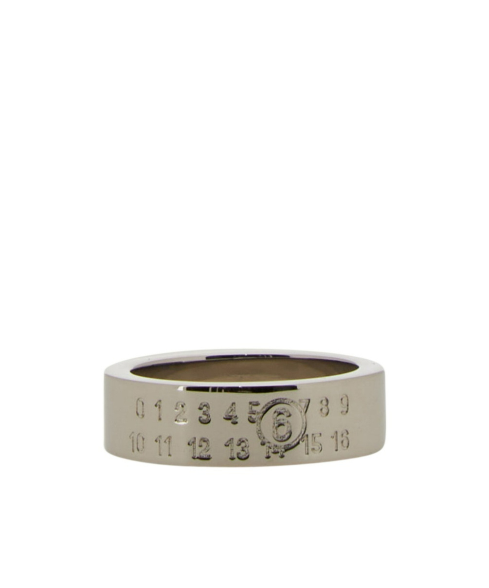 Mm6 Maison Margiela Numeric Minimal Polished-finish Ring In Yellow