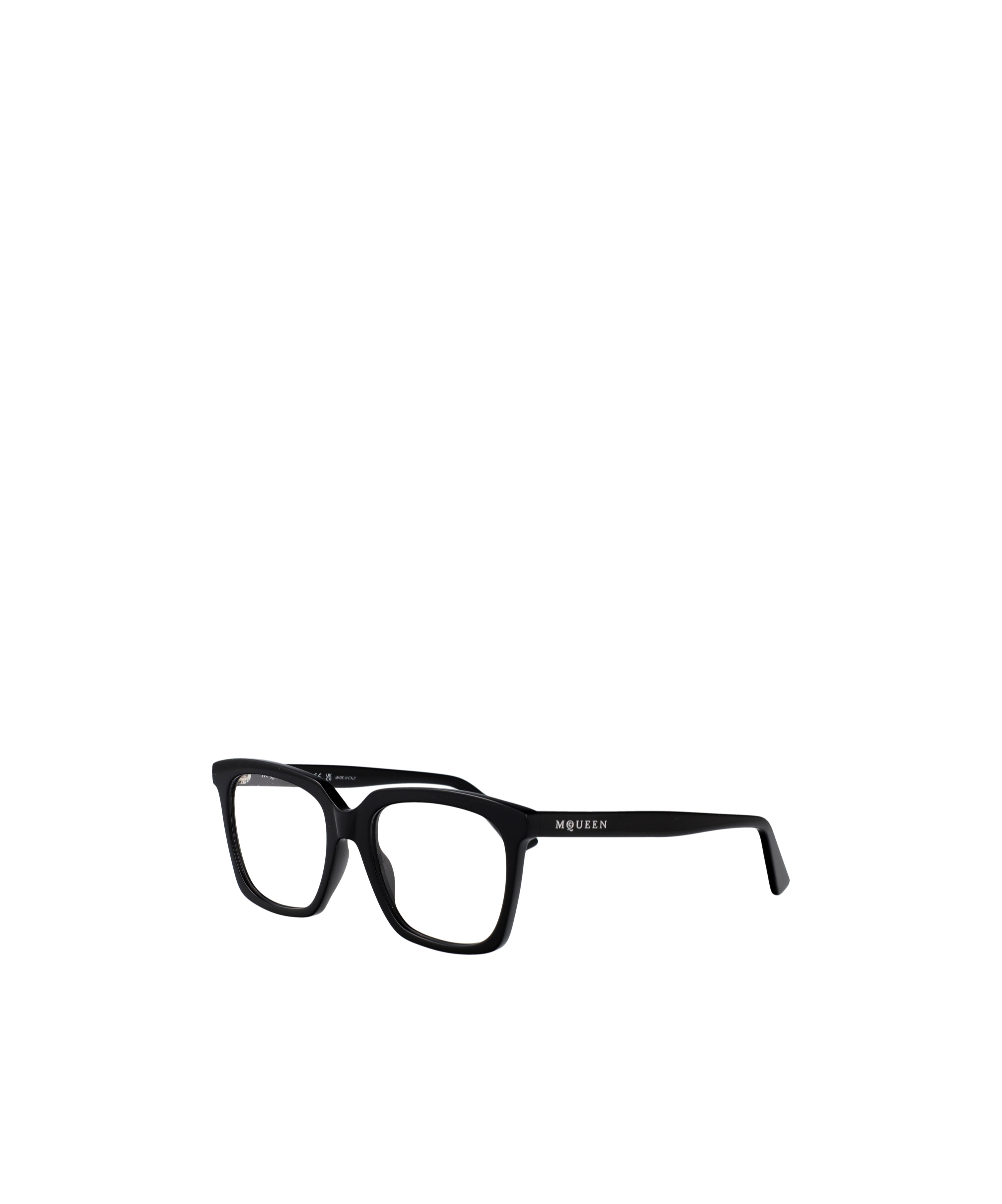 Alexander Mcqueen Eyewear Square Frame Glasses In Black