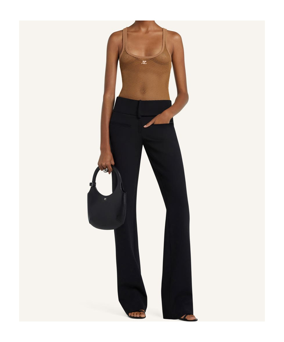 Shop Courrèges Scuba Tank Top In Brown