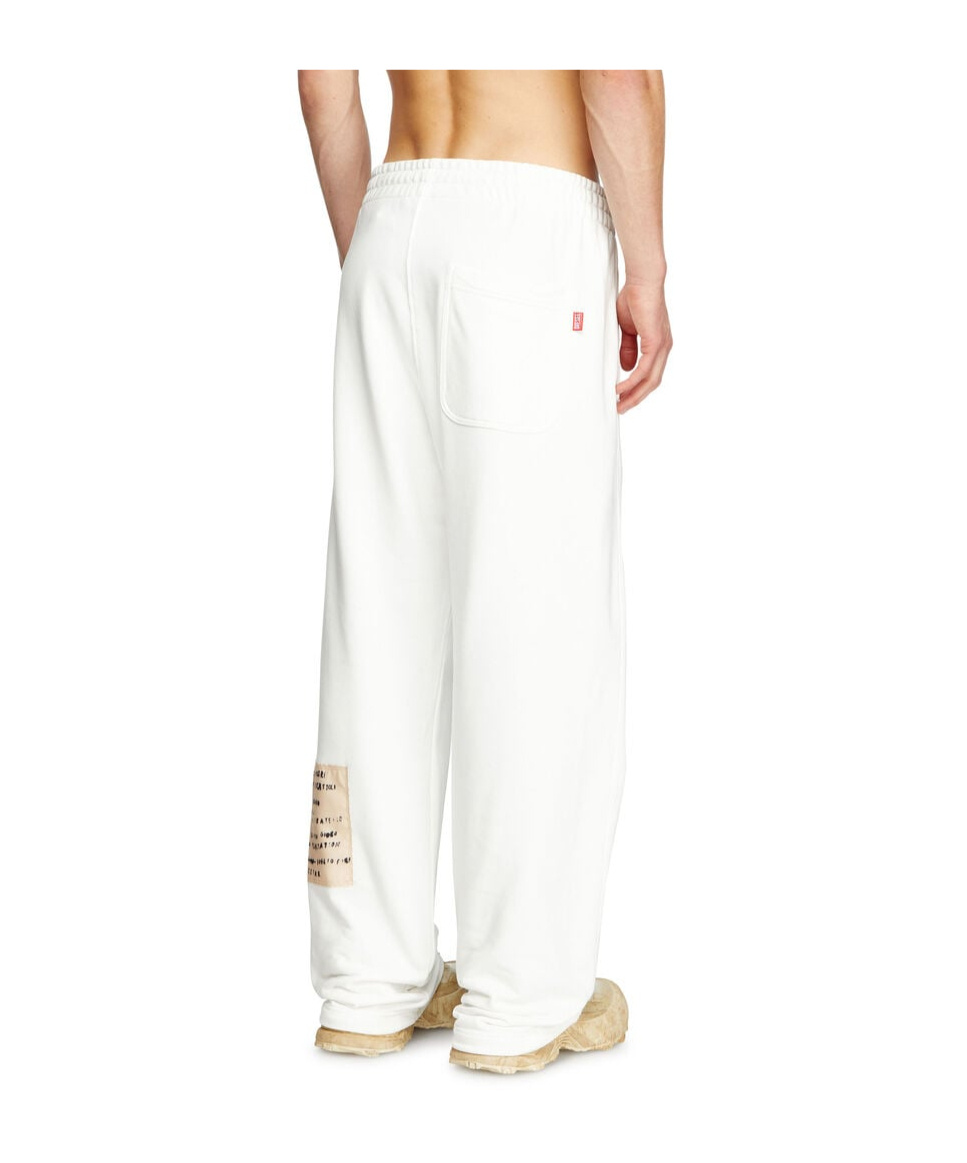 Shop Diesel X Damiano David P-martyans Sweatpants In White