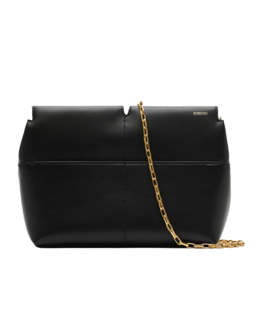 Burberry Snip Shoulder Bag In Black