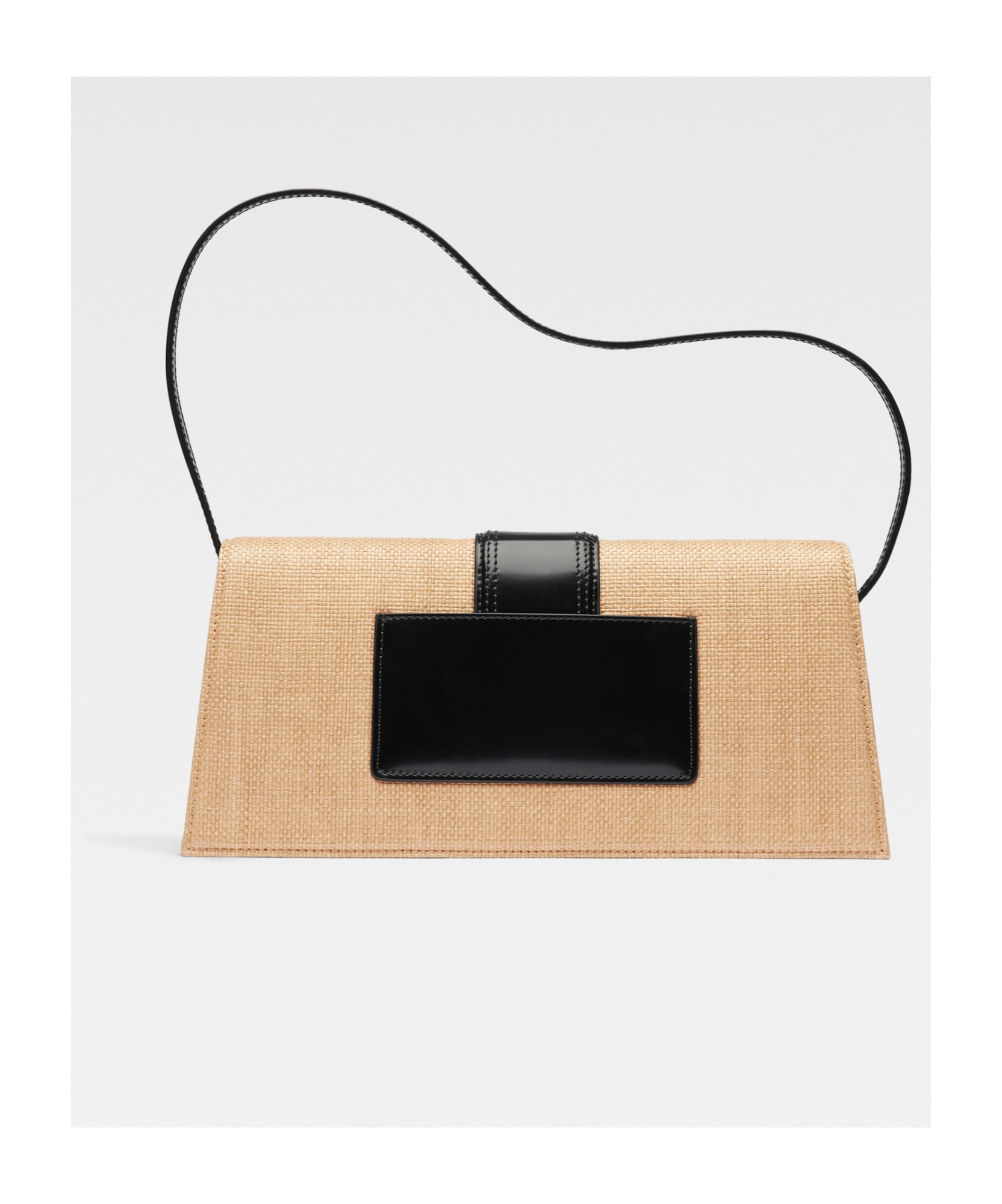 Jacquemus Chic Mini Long Shopping Bag In Nude