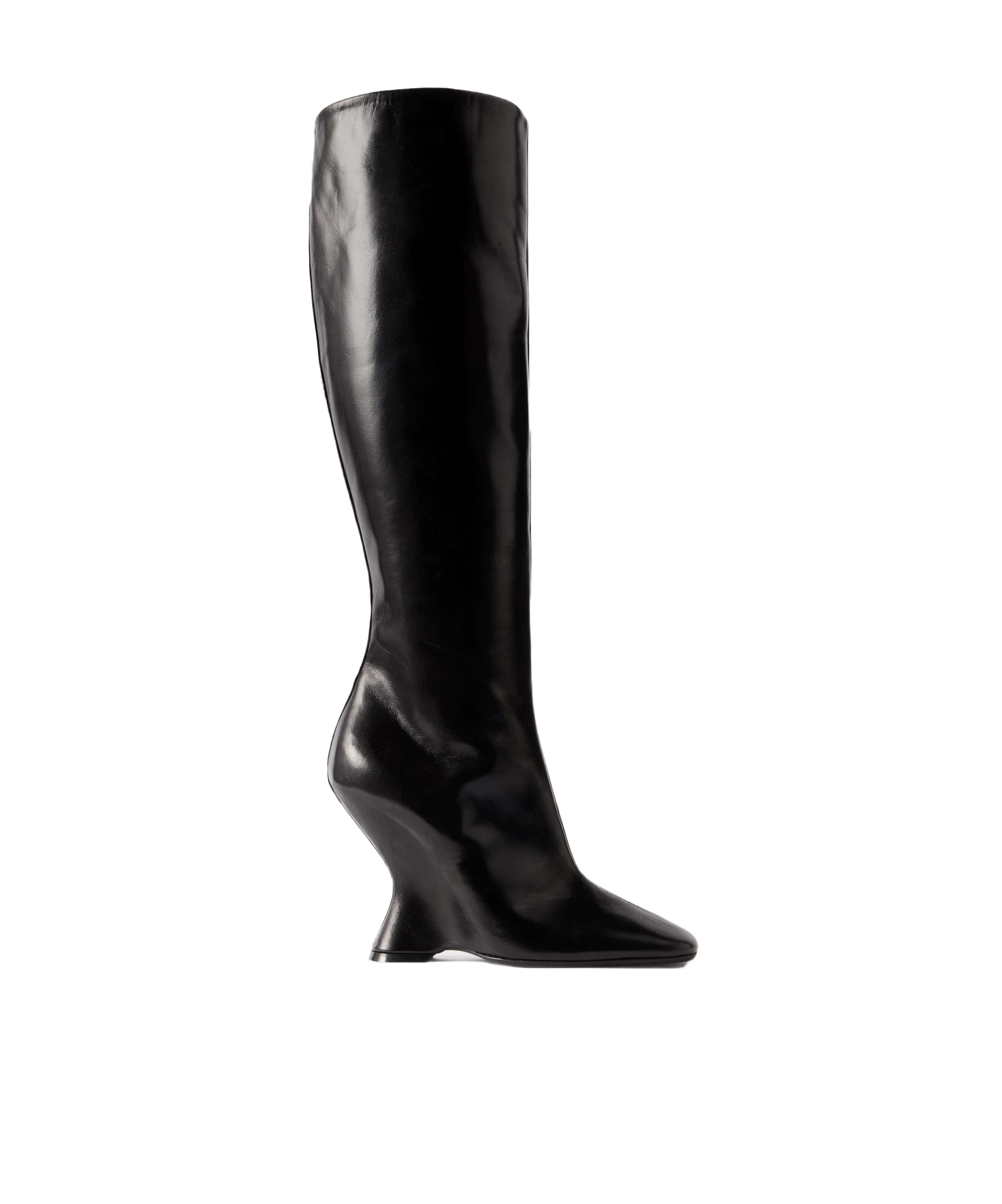 Dries Van Noten Square-toed Boots In Black