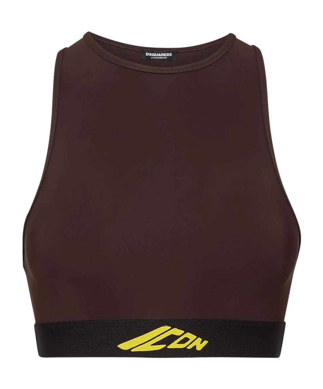 Dsquared2 Icon New Generation Cutout Sports Bra In Black