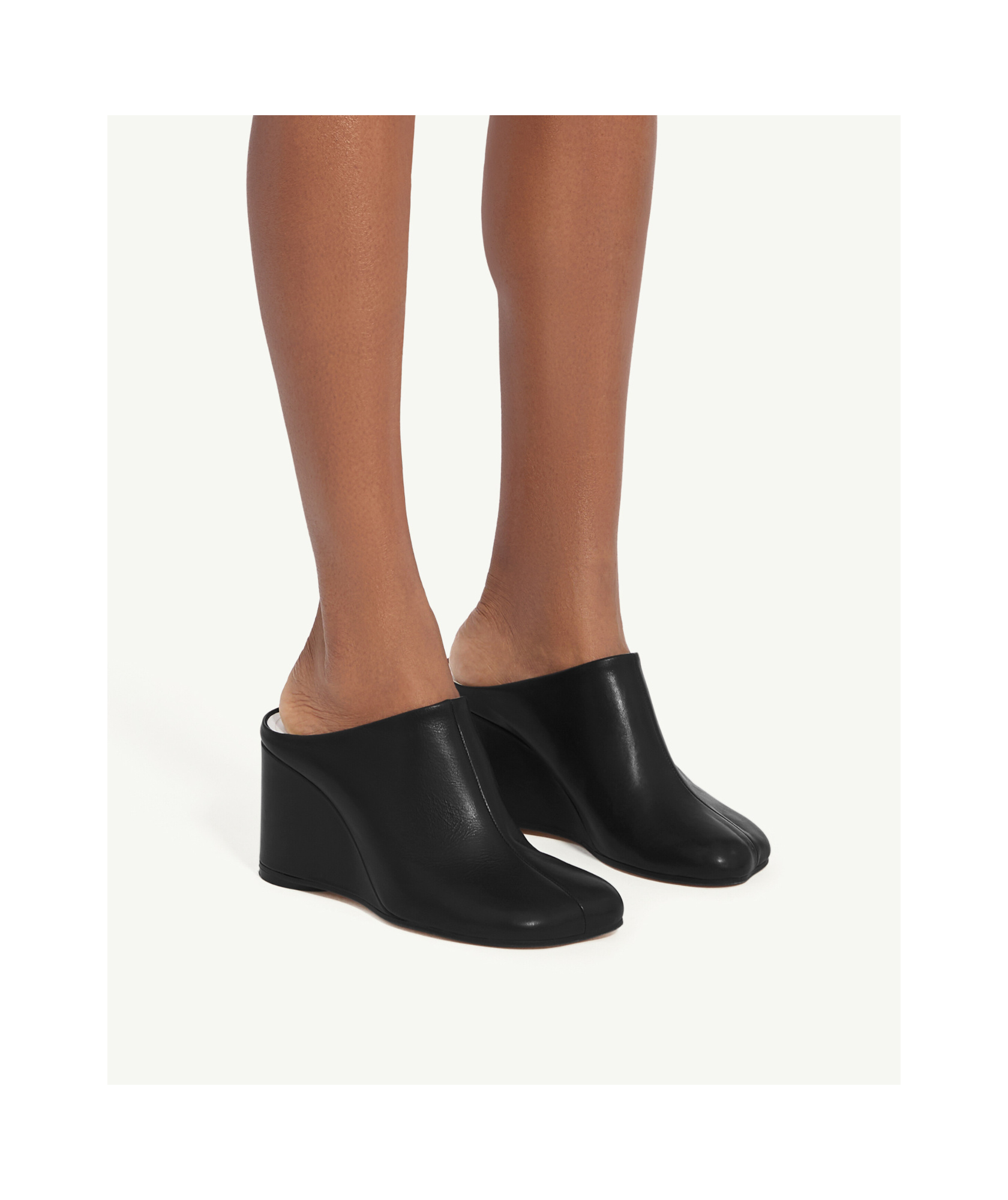 Shop Mm6 Maison Margiela Anatomic Slipper In Black