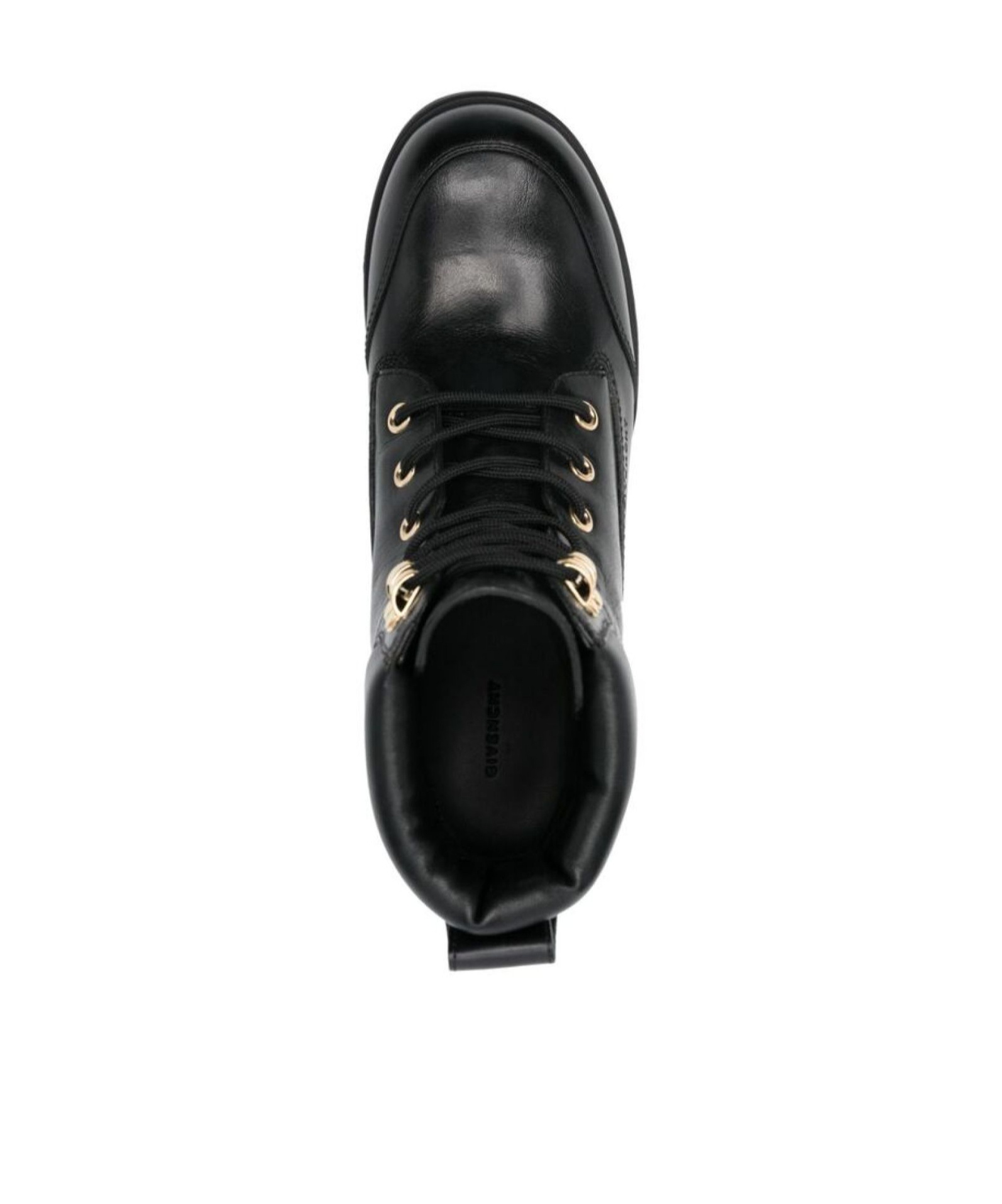 Givenchy Trekker Leather Combat Boots In Black