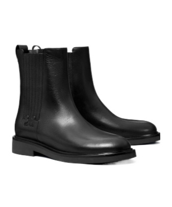 Tory Burch Flat Ankle Boots  Woman Color Black In Black