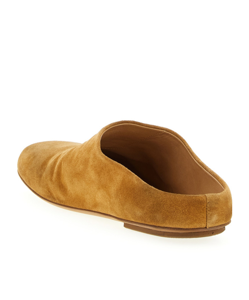 Marsèll Passo Flat Sole Square Toe Sandals In Nude