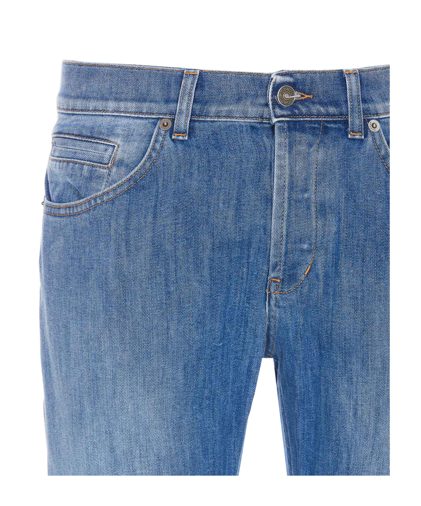 Dondup Belt-loop Jeans In Blue