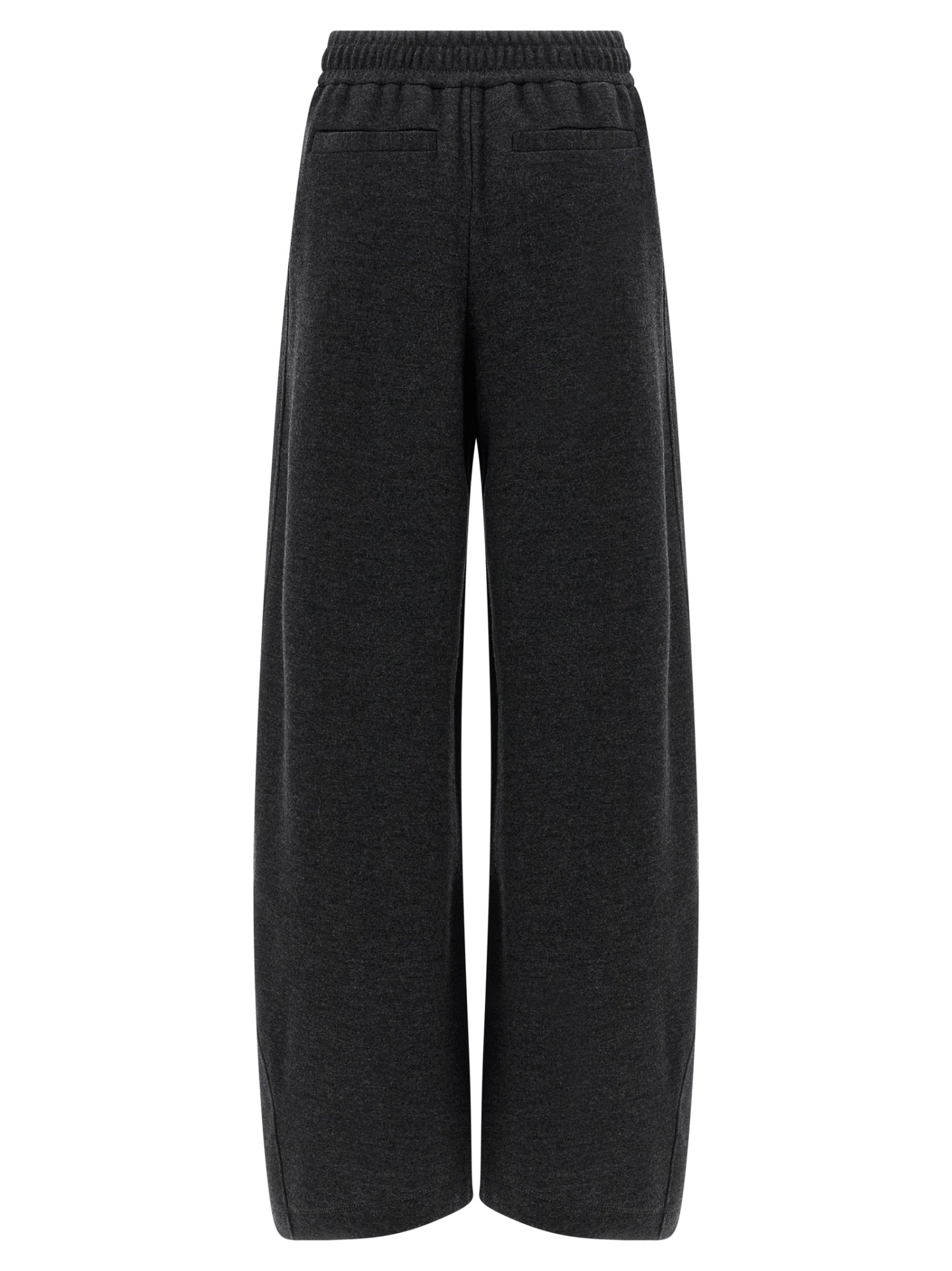 Brunello Cucinelli Cashmere Joggers Pants Gray In Black