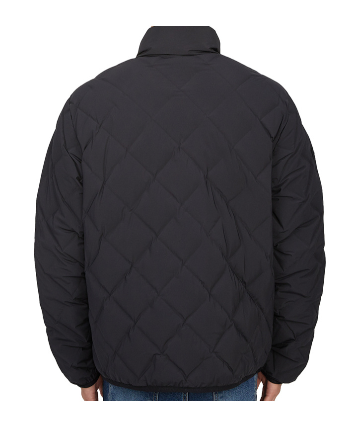 Duvetica Long-sleeved Down Jacket In Black
