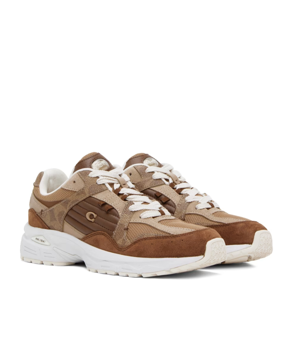 Coach C301 Sneakers In Brown