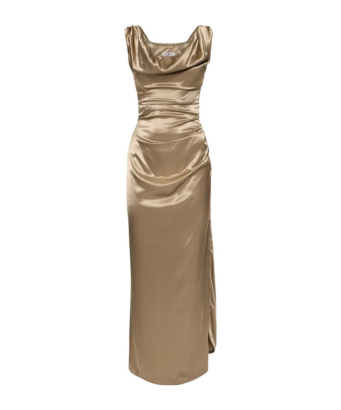 Vivienne Westwood Ginnie Pencil Long Dress In Green