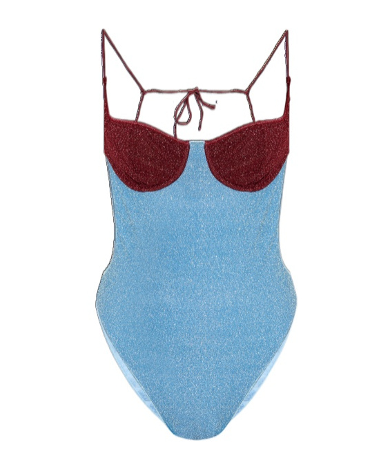 Oseree Lumière Swimsuit In Blue