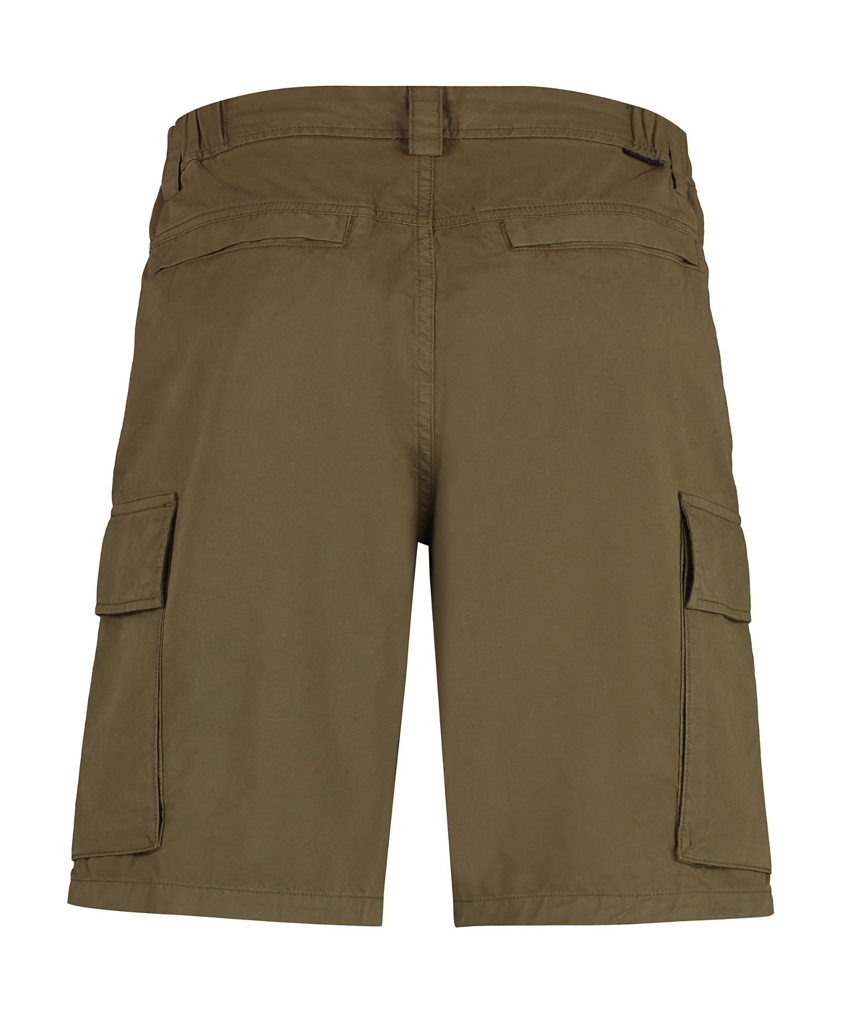 Woolrich Mid-rise Cotton Cargo Shorts In Green