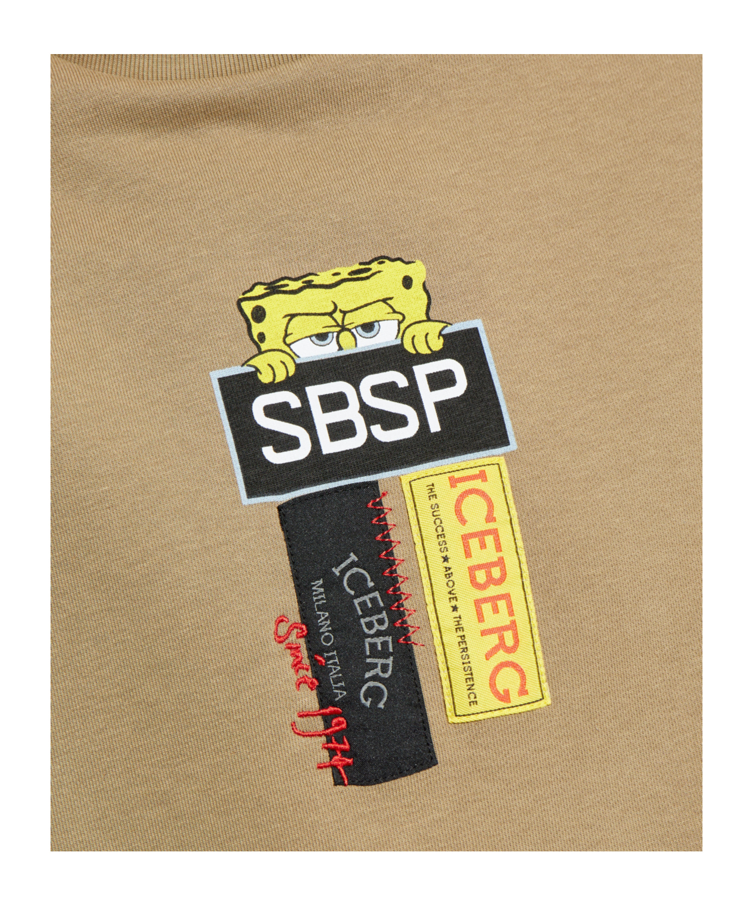 Iceberg Spongebob-print Sweatshirt In Nude
