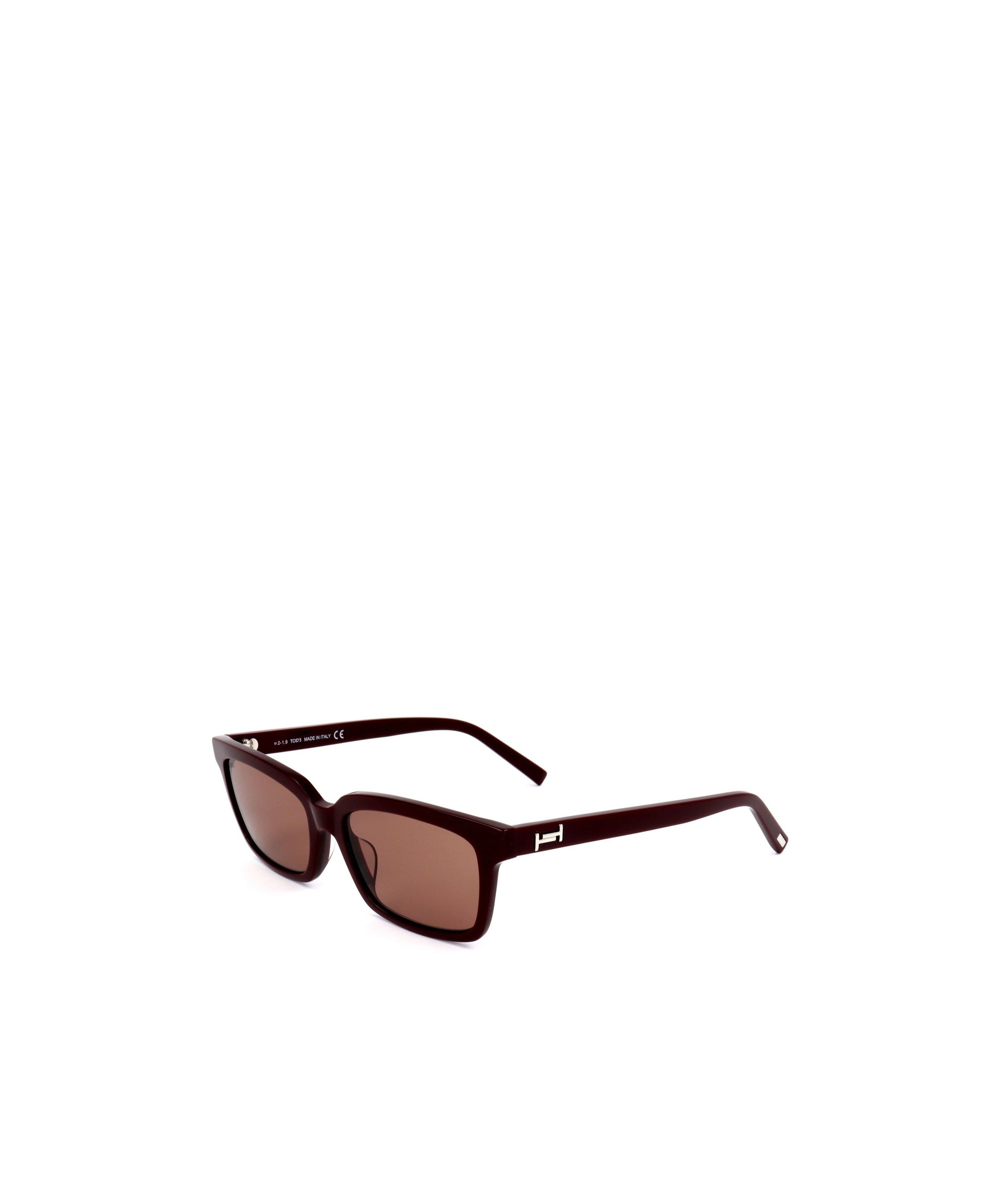 Shop Tod's Full Frame Sunglasses In Brown