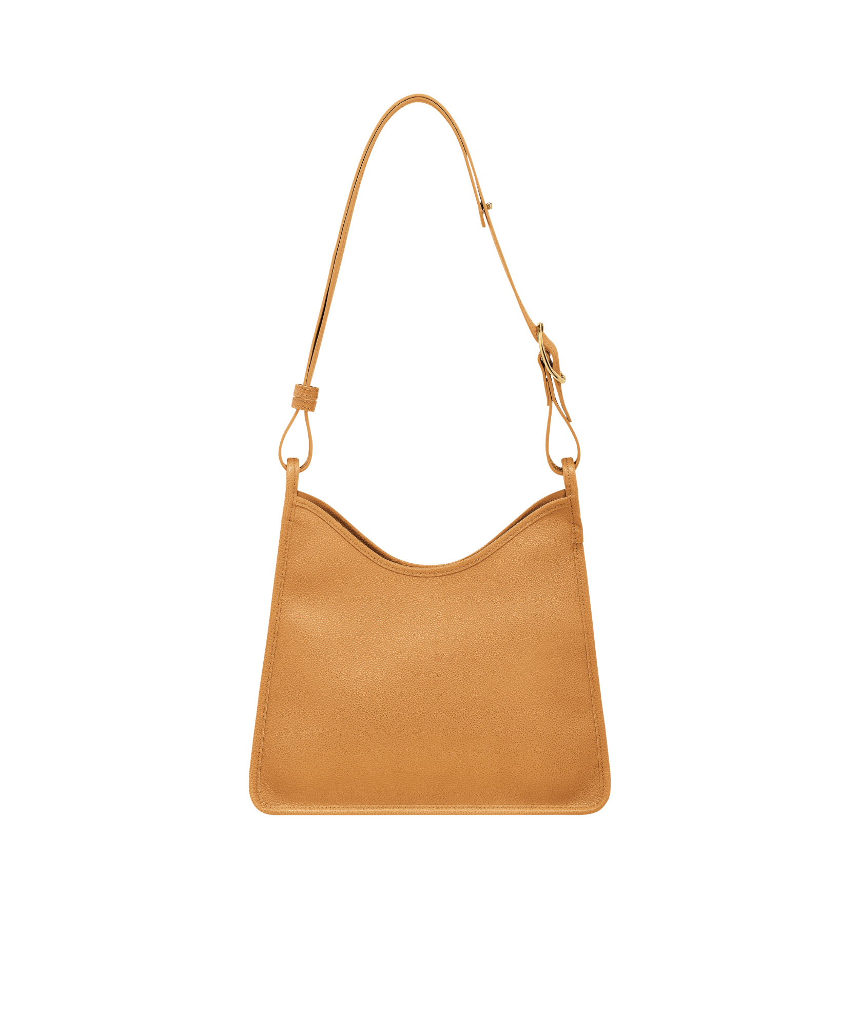 Longchamp Le Foulonne M Hobo Bag In Brown