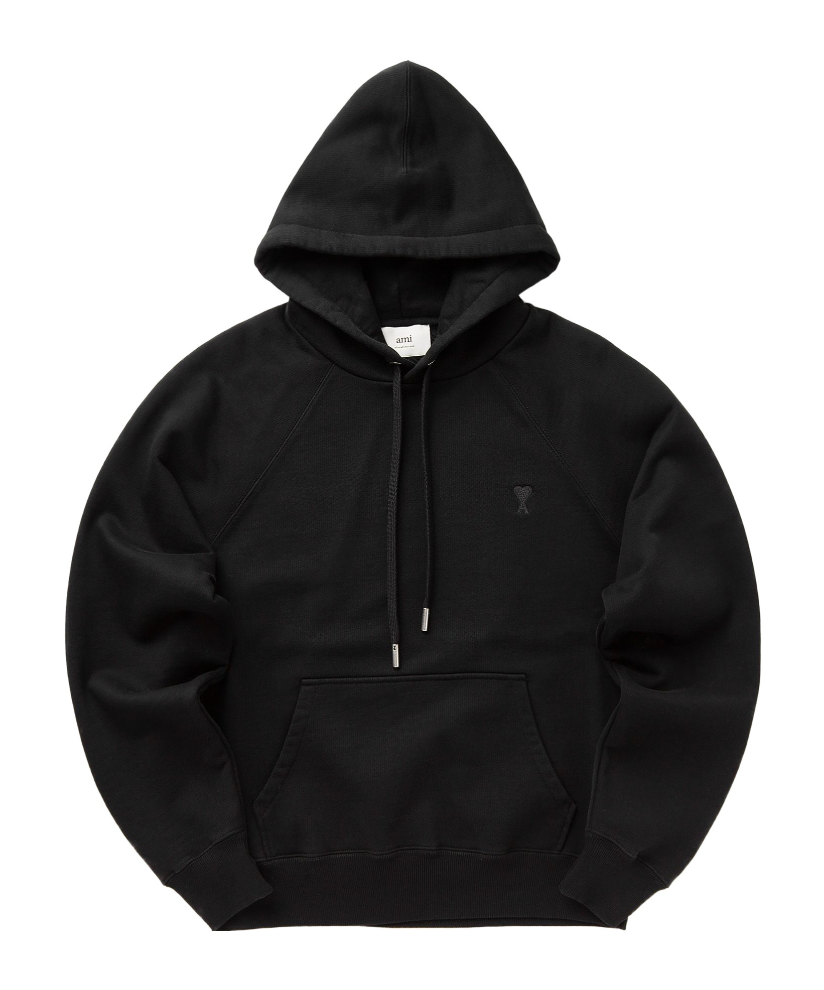 Ami Alexandre Mattiussi Hooded Sweater In Black