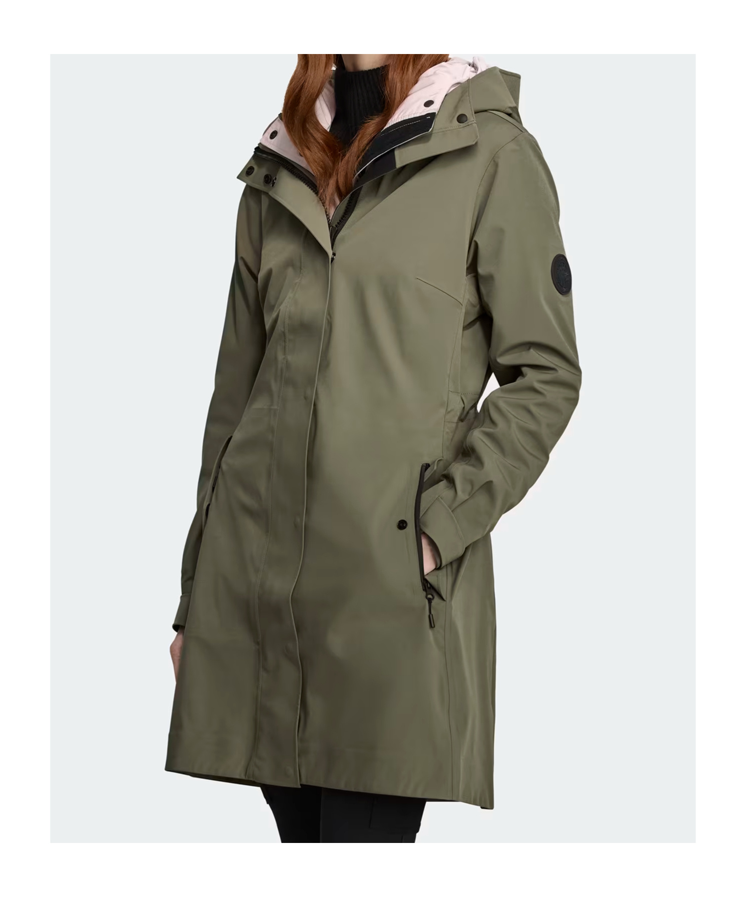 Shop Canada Goose Cardero Rain Jacket Black Label