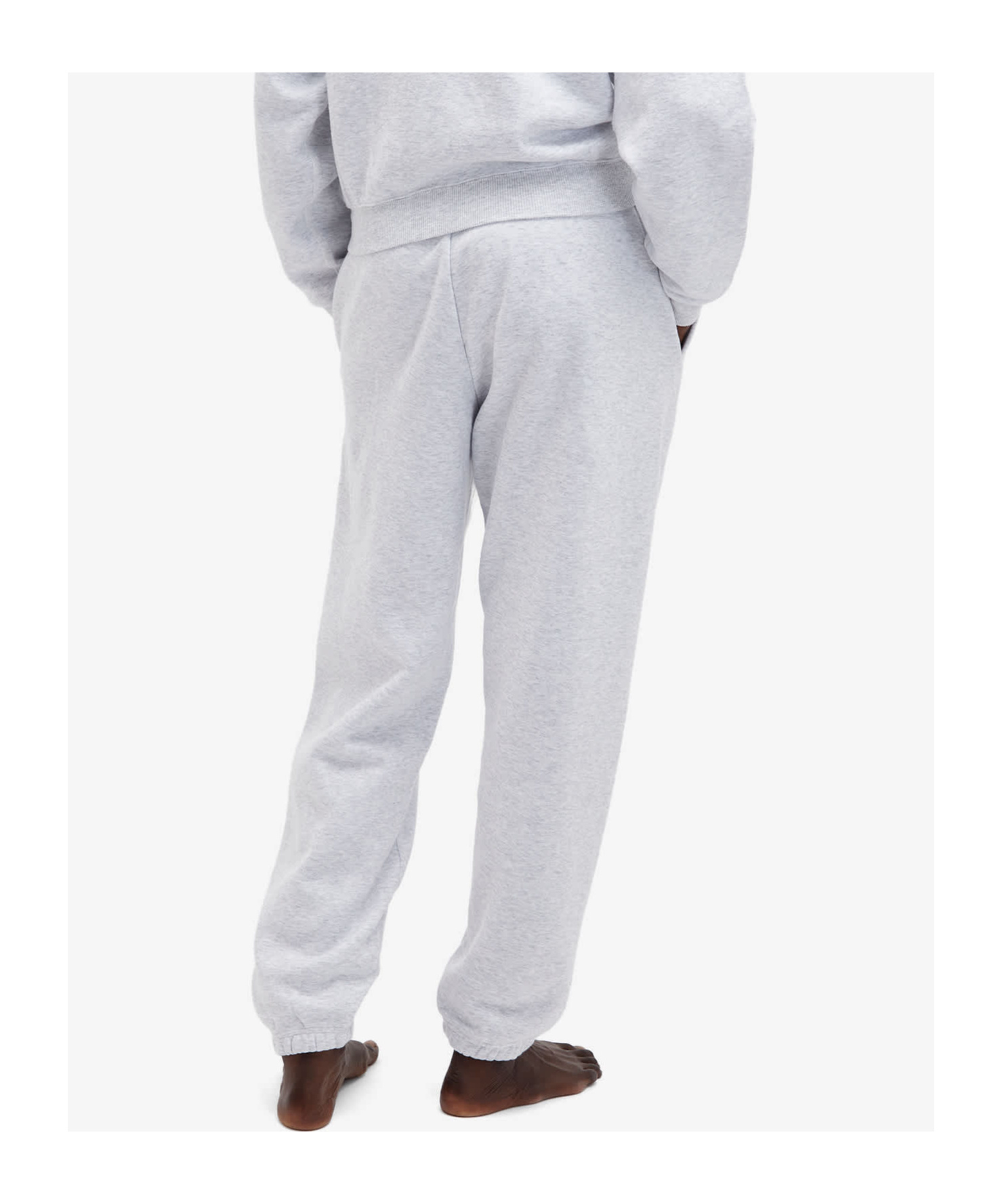 Skims Elastic Waist Sweatpants In White