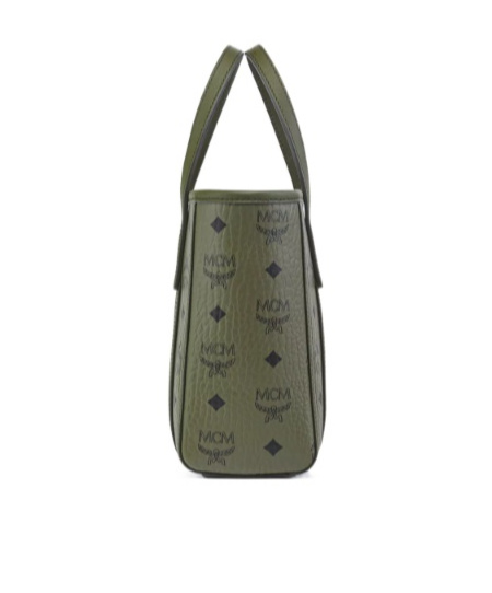 Mcm Mini Toni Visetos-monogram Top-zip Tote Bag In Brown