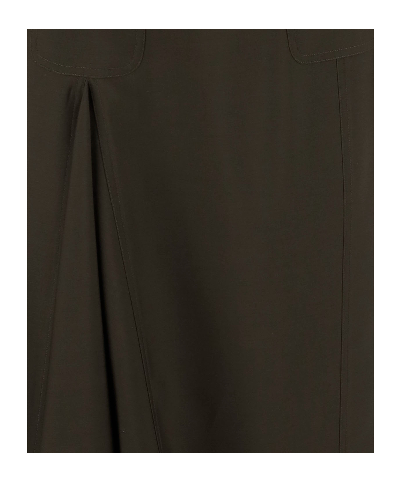 Gucci Square Neck Dress In Black