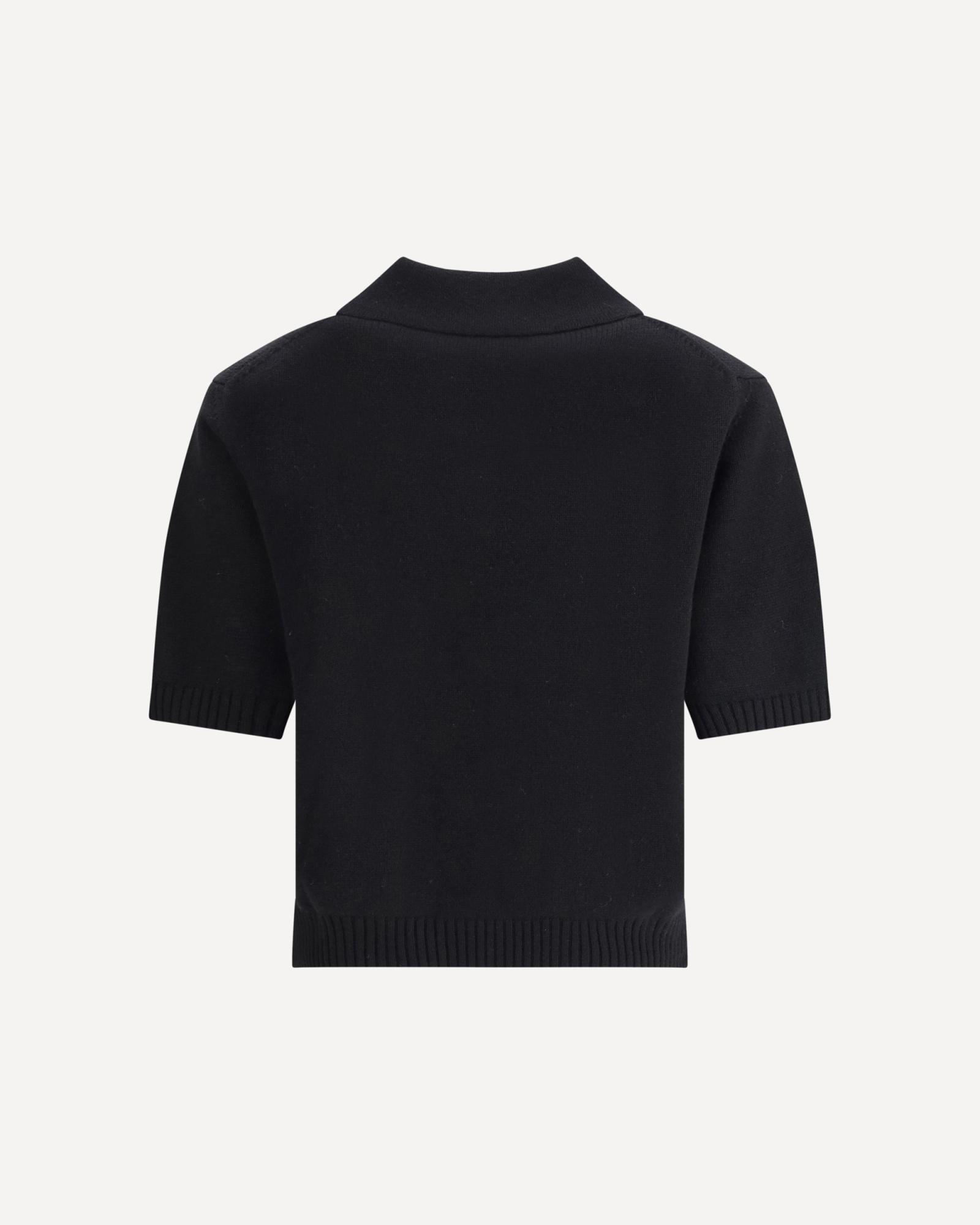 Givenchy Wool And Cashmere Polo Sweater In Black