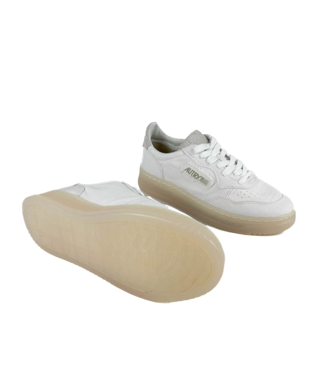Autry Round Head Low-cut Casual Shoes In Gray