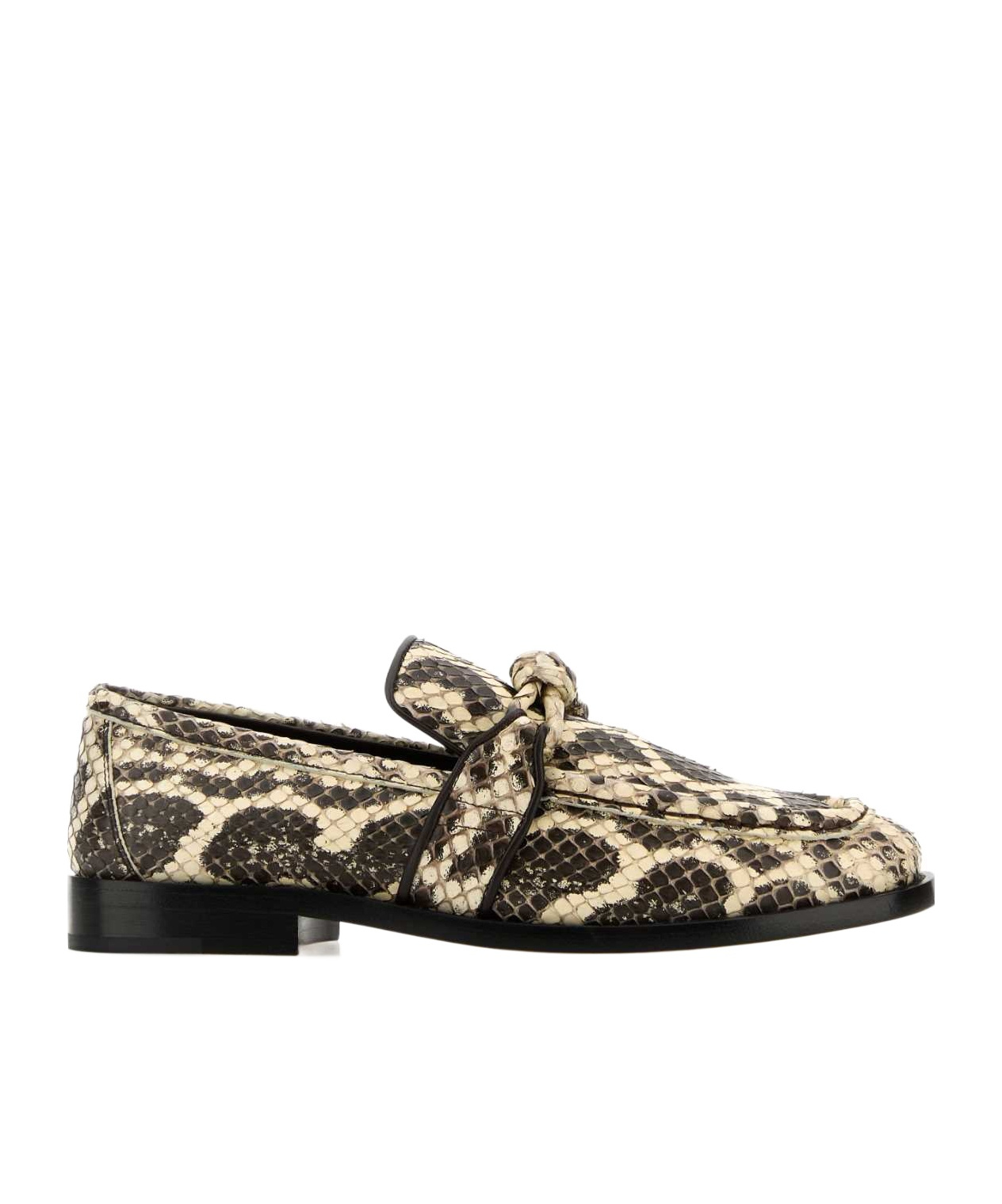 Bottega Veneta Mocassini Astaire In Pelle Multicolor Donna In Black