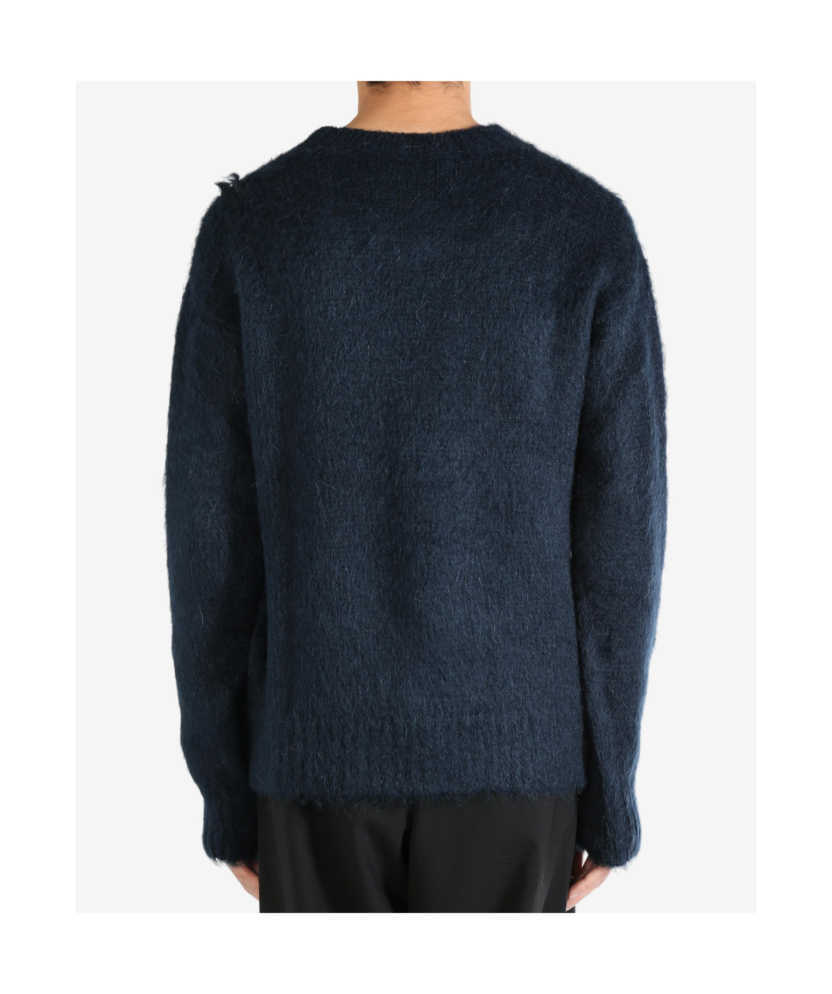 Marni Round Neck Sweater In Black