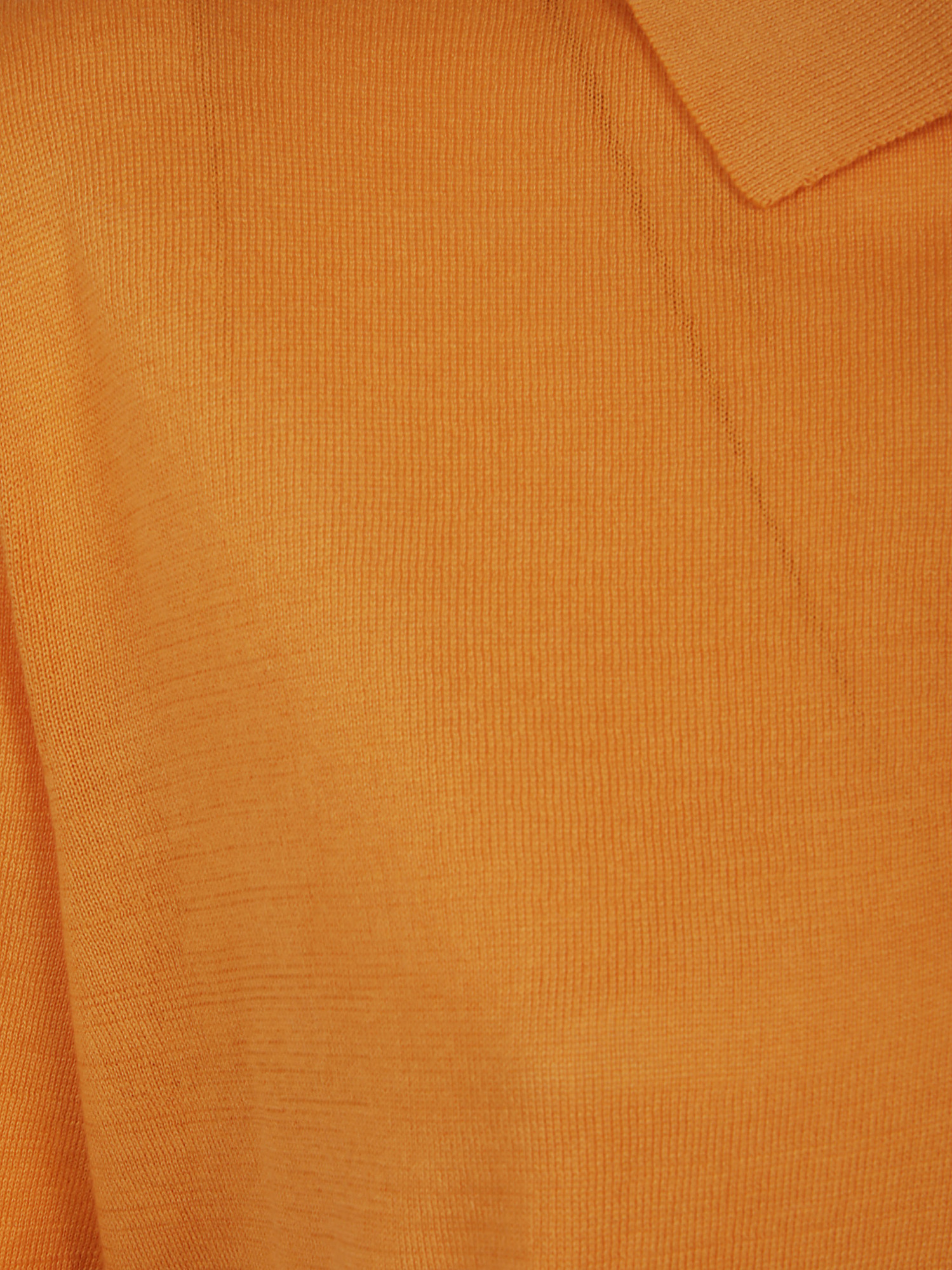 Shop Aspesi Cotton Polo Shirt In Orange