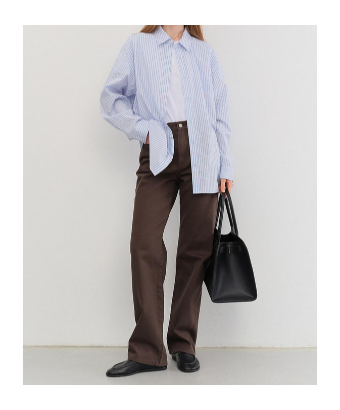 Dunst Blue Paperly Oversized Shirt In Blue