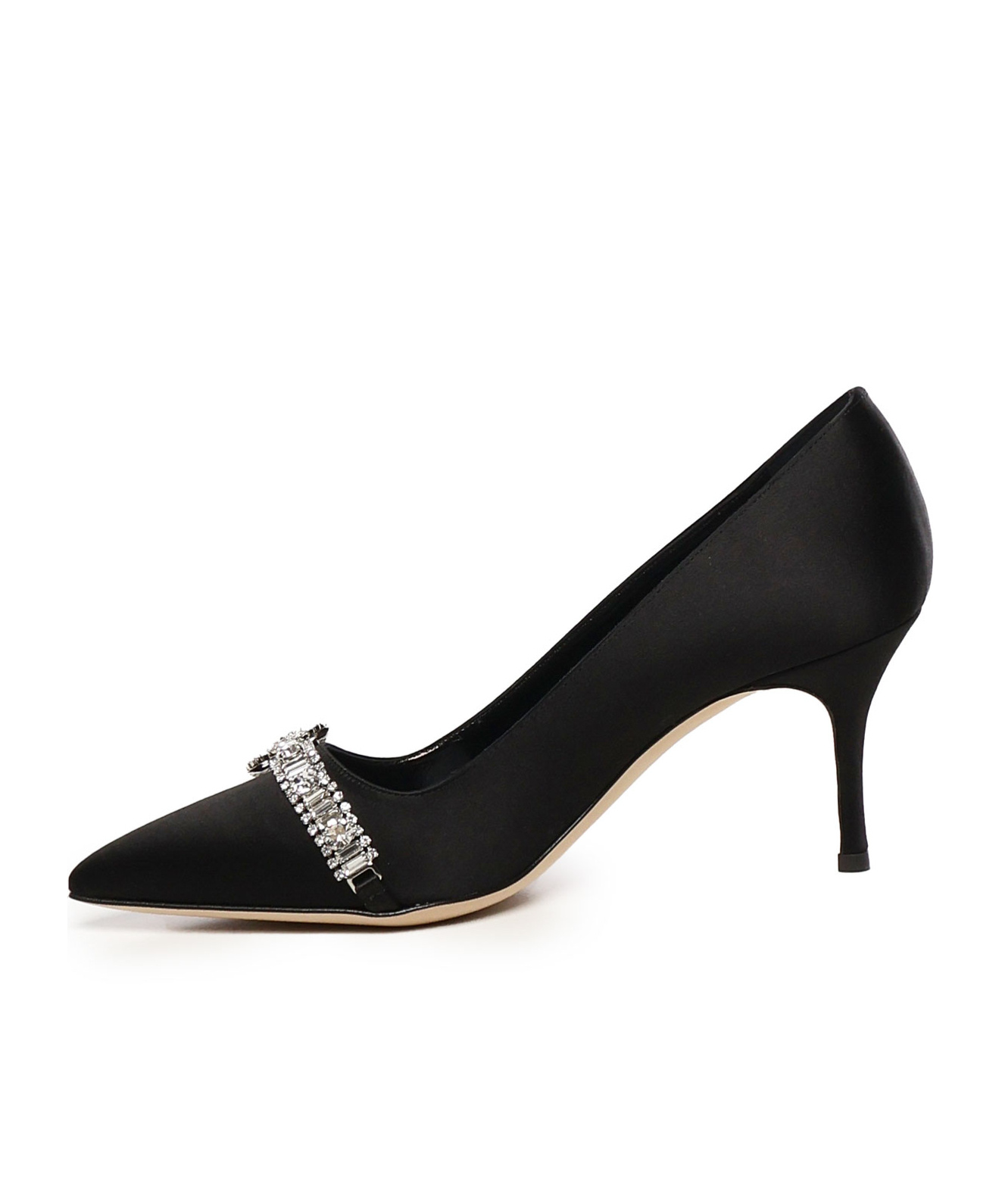 Shop Manolo Blahnik Asapump Embellished Pumps In Black