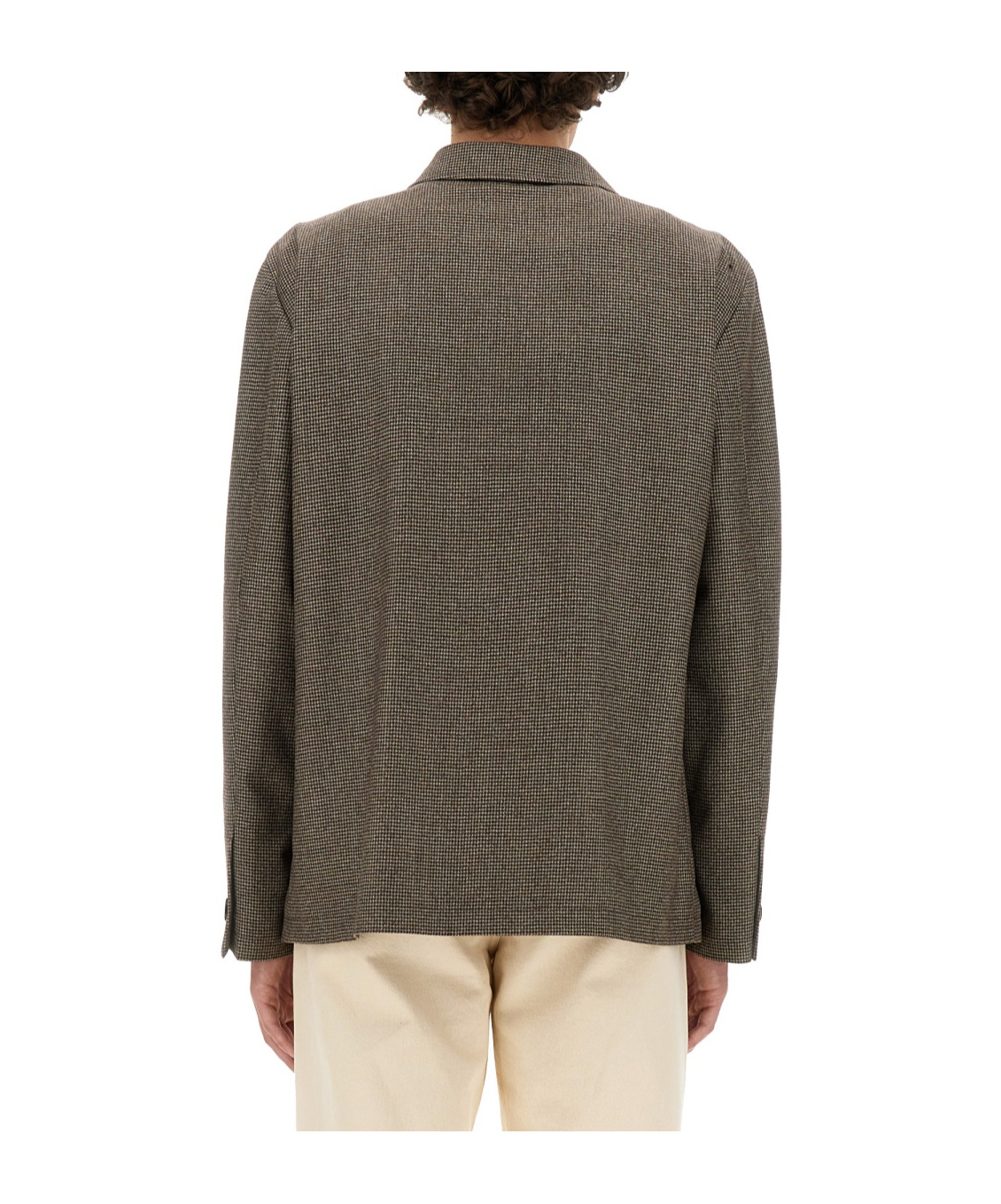 Lardini Collar Jacket Flap Pockets In Multicolor