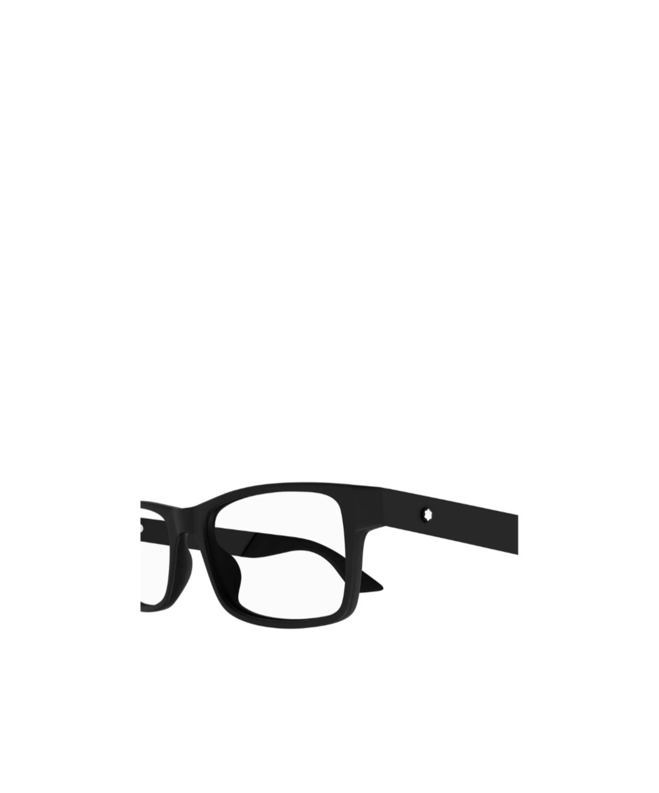 Montblanc Eyewear Rectangle Frame Glasses In Black