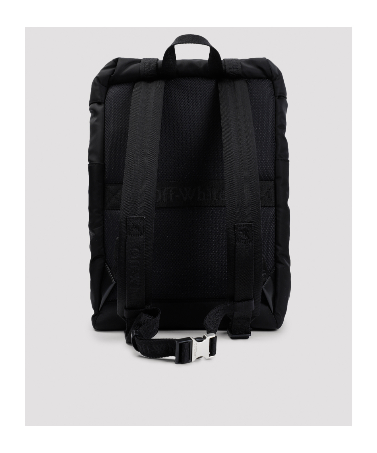 Off-white Logo-print Backpack In Black