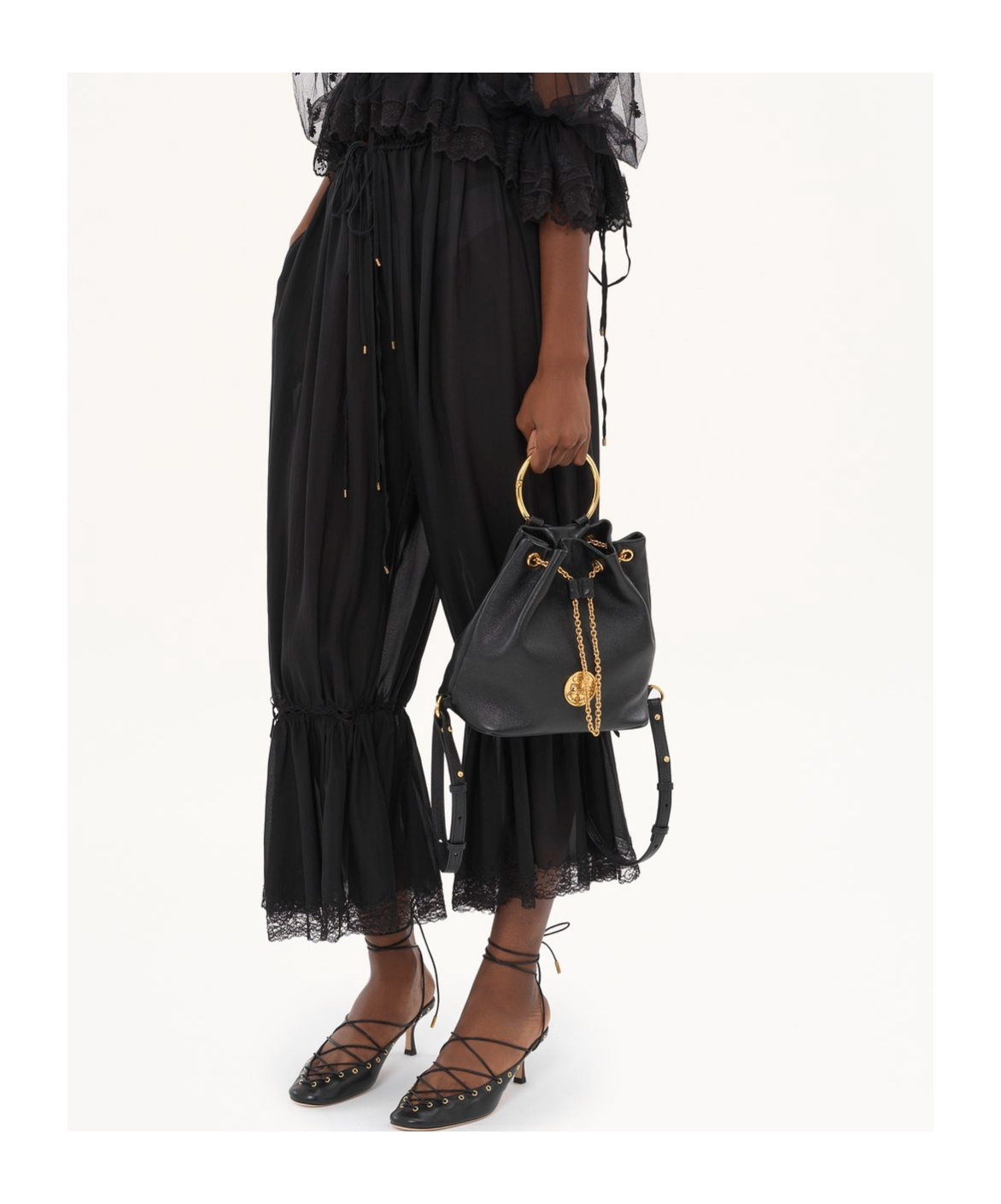 Chloé Small Bracelet Leather Backpack