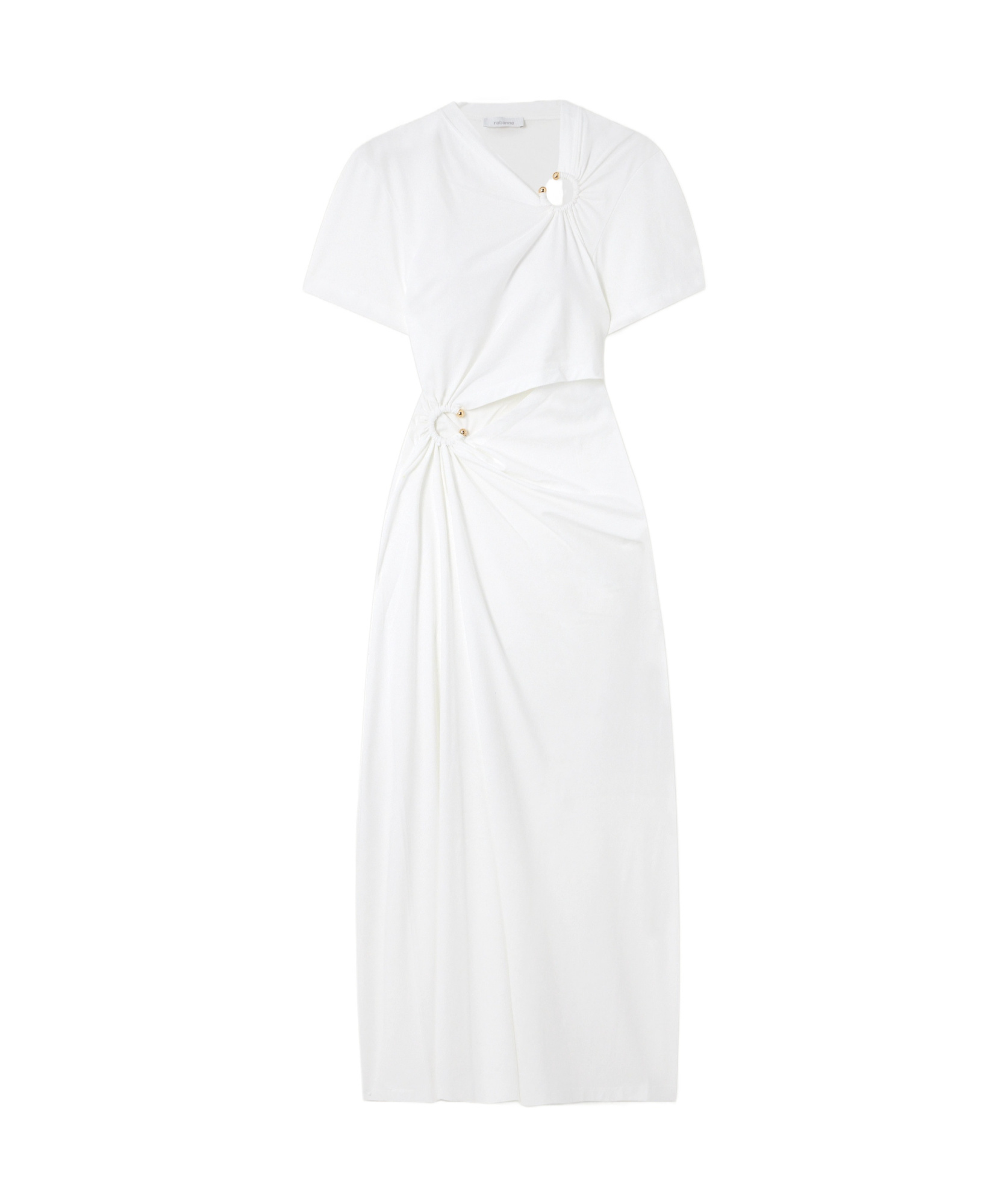 RABANNE JERSEY MIDI DRESS