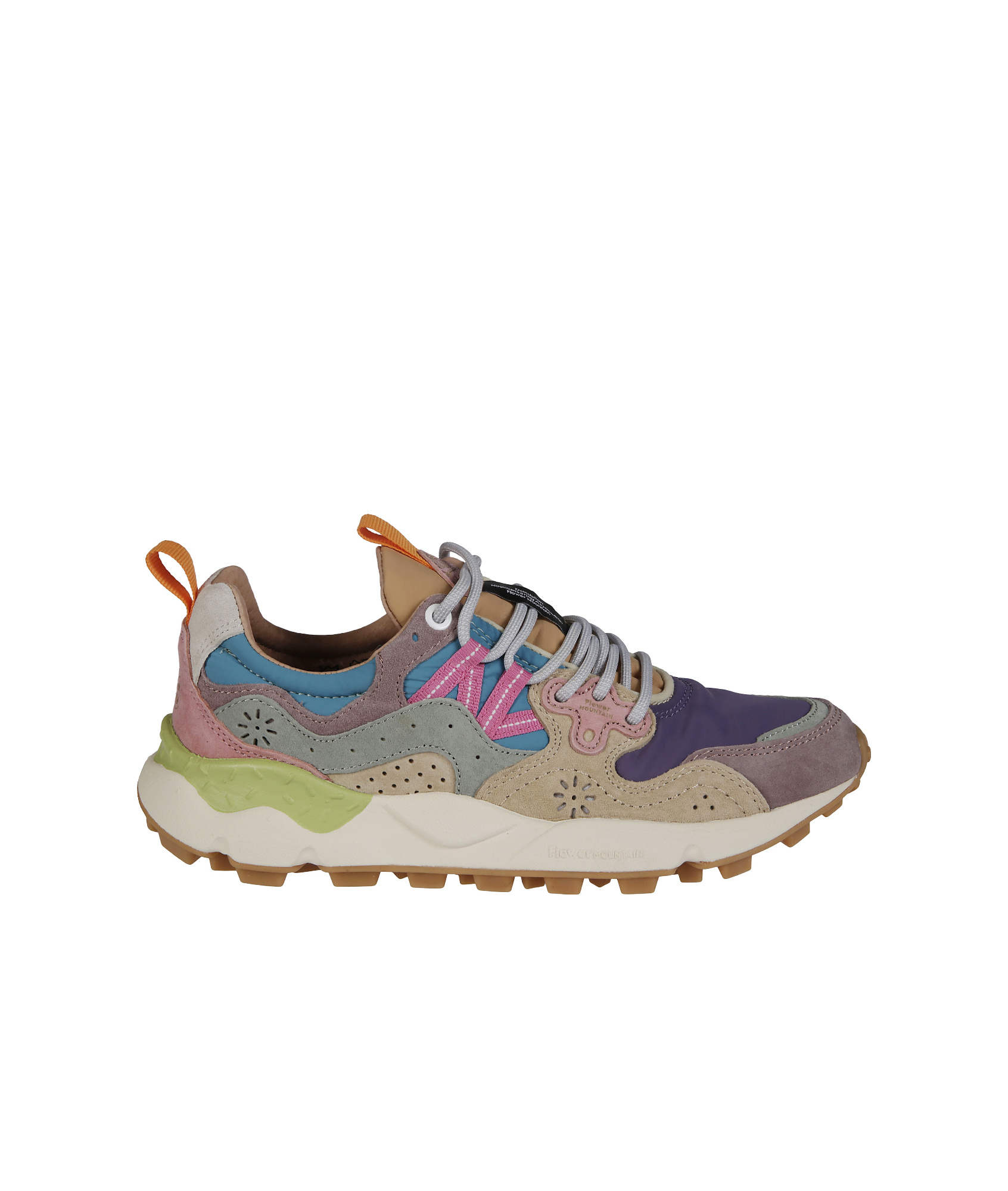Flower Mountain Laced Sneakers In Multicolor