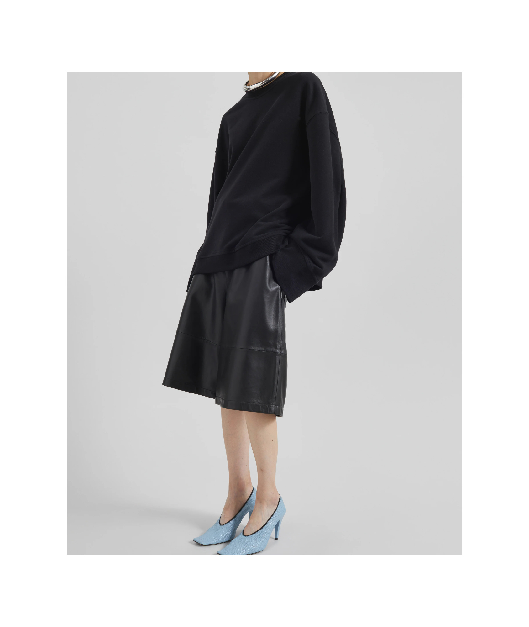 The Frankie Shop Talia Sweatshirt - Black In Black