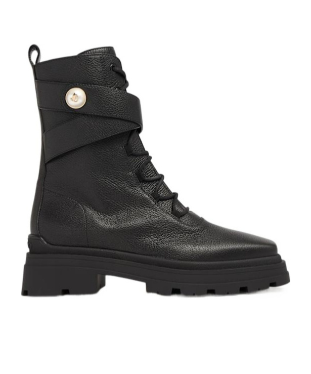 Jimmy Choo Splicing Design Short Boots