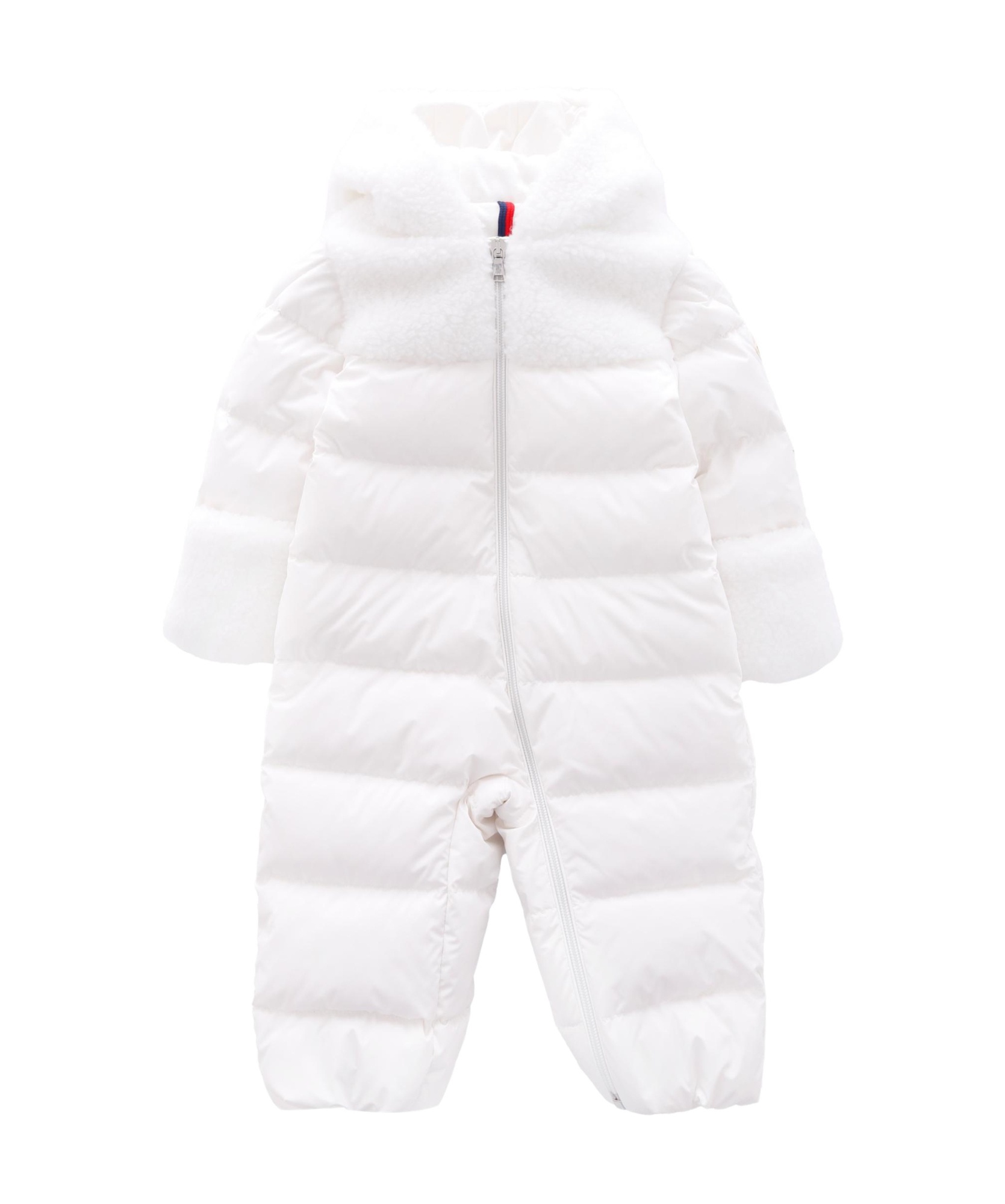 Moncler Long Sleeve Jumpsuit In White