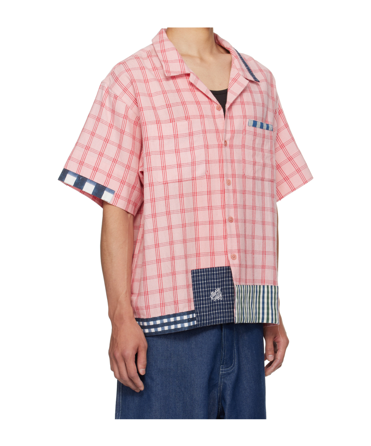 Story Mfg. Short Sleeve Shirt In Pink