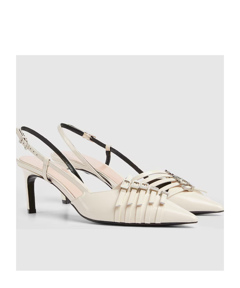 Gucci High-heeled Sandals In White